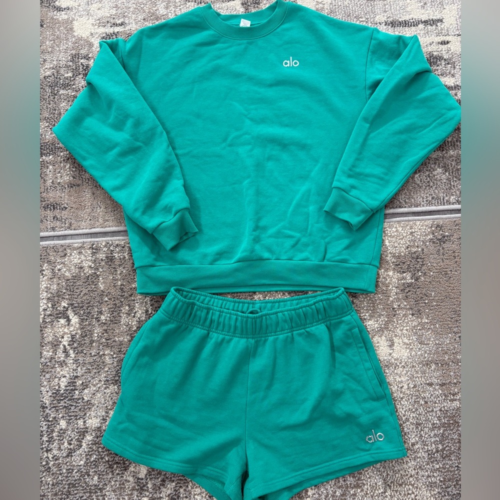 ALO Yoga spruce green Set
